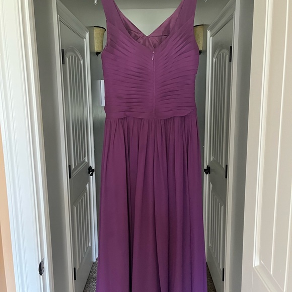 Azazie bridesmaid dress - Grape - Ally style - size 12 - Picture 2 of 4